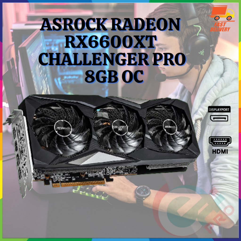 ASRock RX 6600 XT Challenger Pro 8 GB OC