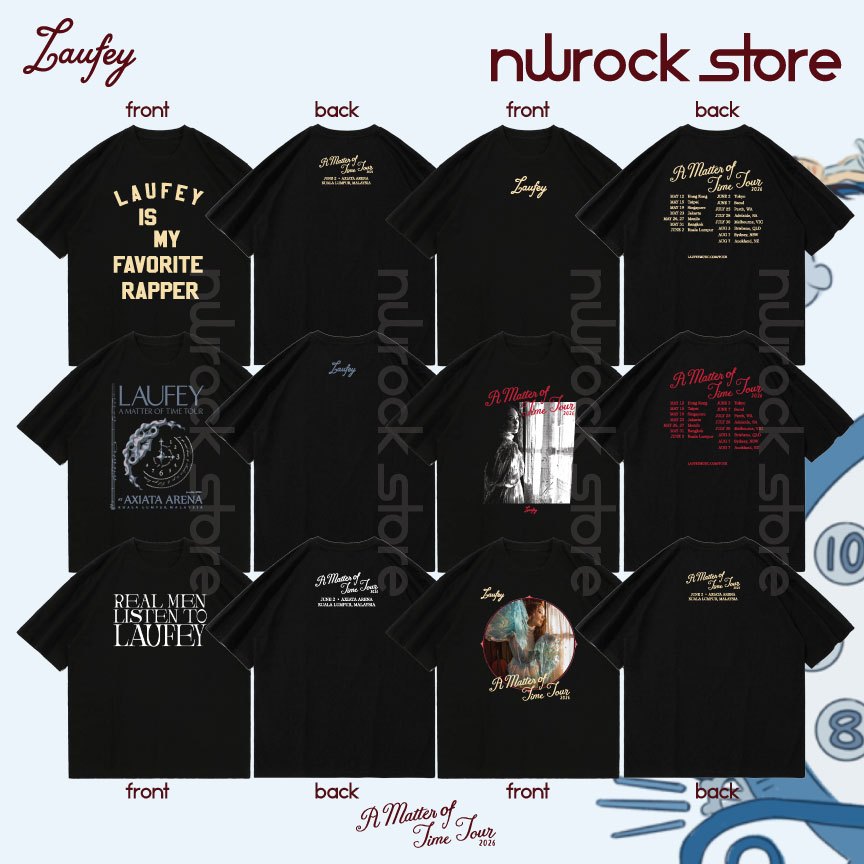 LAUFEY Shirt Merch Laufey A Matter of Time Tour Live ใน Axiata Arena, Kuala Lumpur,
