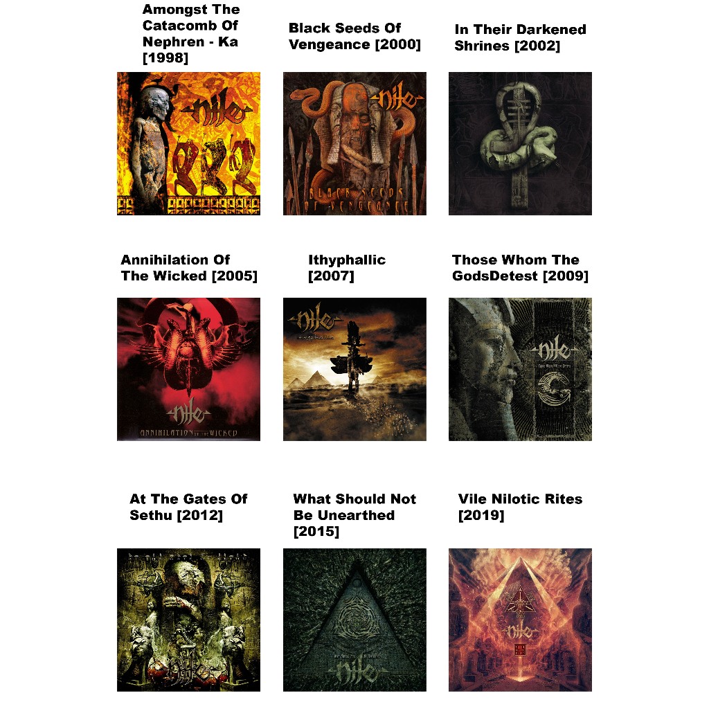 CD-R Nile [ การเลือกหลายอัลบั้ม ]