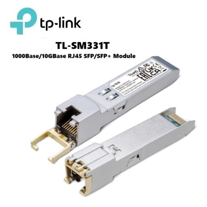 โมดูล TL-SM331T 1000BASE-T RJ45 SFP