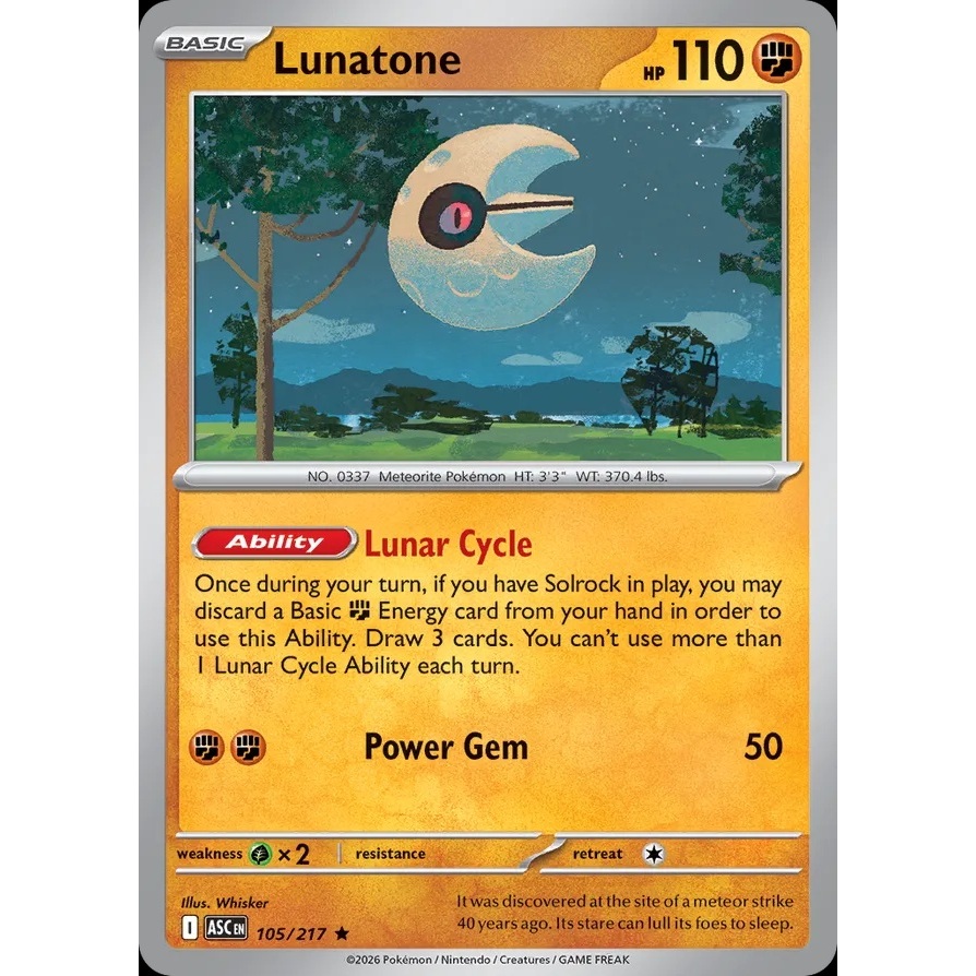 Pokémon TCG - Lunatone Basic