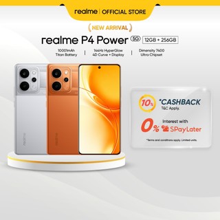 【New Launch】realme P4 Power 5G (12+256GB) | 10001mAh Titan Battery | 144Hz HyperGlow 4D Curve + Display