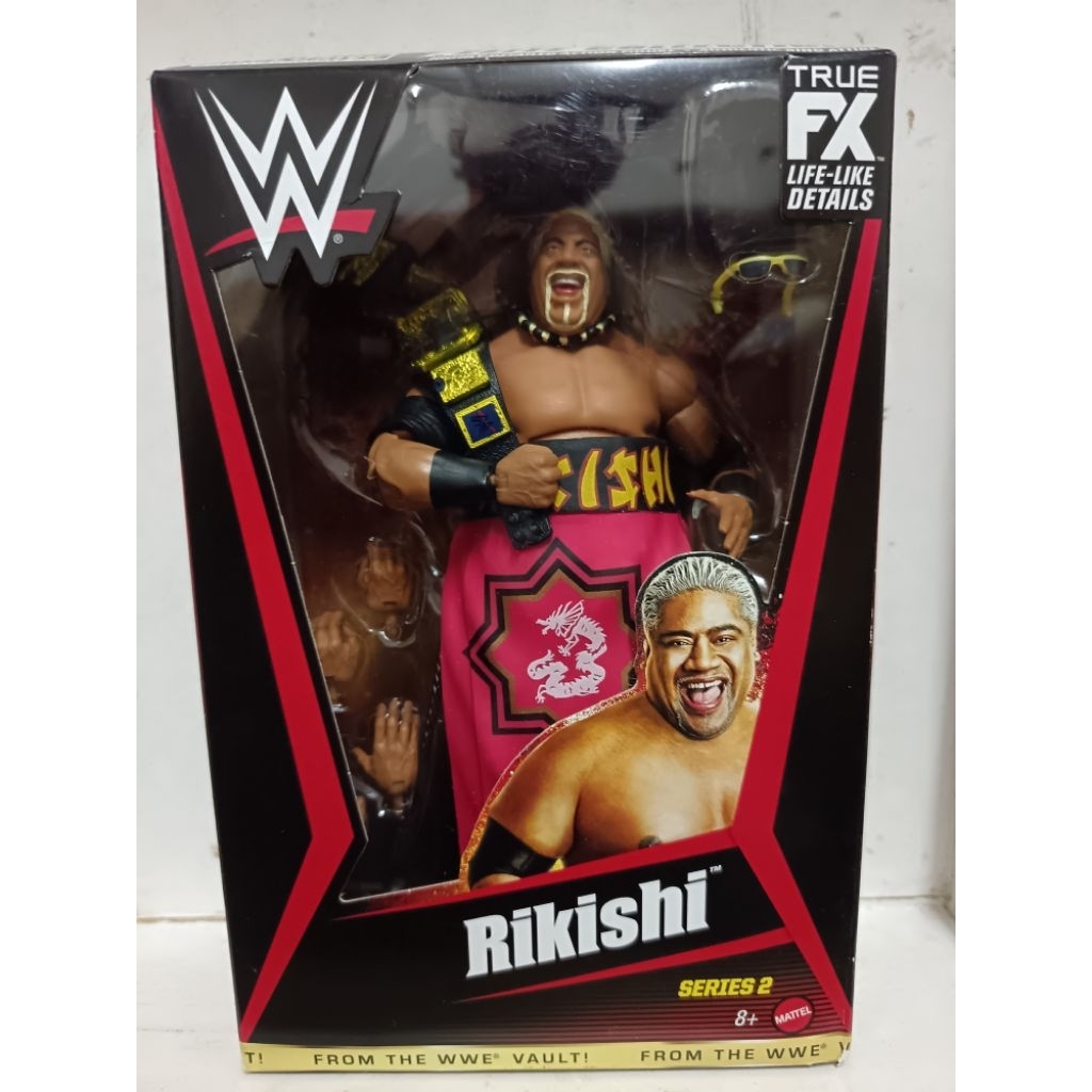 Mattel WWE Elite From The Vault Rikishi แอ็คชั่นฟิกเกอร์มวยปล้ํา