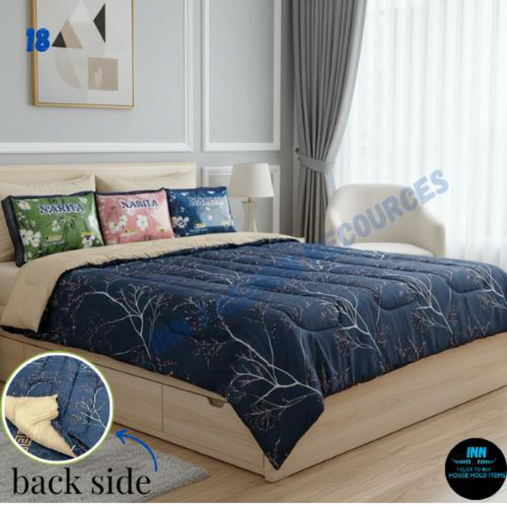 TOTO NARITA BDDING THICK TIALM NARITA HAMPARAN LAPIK COTTON SLEEPING MAT KING SIZE, SOFT,