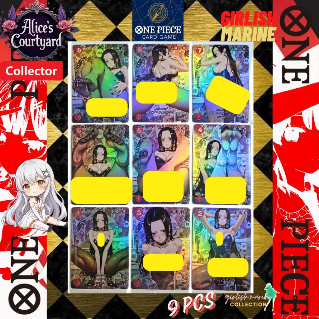 [การ์ด DIY ][One Piece TCG] การ์ดอนิเมะ DIY One Piece Bunny Girl BOA ผู้หญิง Kitaroma หญิง-W0415