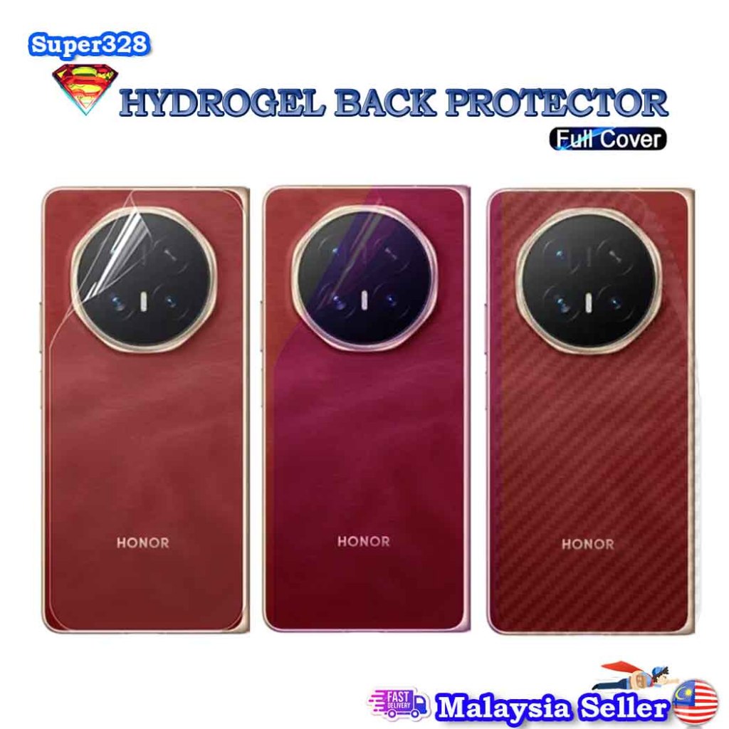 Honor Magic V6 Magic V5 Honor Magic V3 Honor Magic V2 VS Hydrogel ฟิล์มกันรอยหน้าจอด้านหลังสติกเกอร์