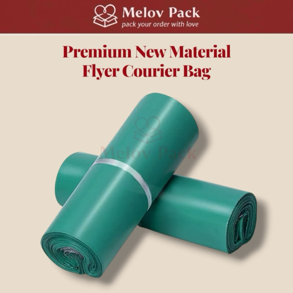 วัสดุใหม่ระดับพรีเมียม Flyer Courier Bag Emerald Mint Flyer