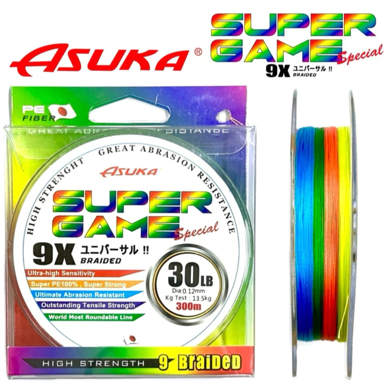 Asuka Super Game Special 9X Colour Pe Line 300m
