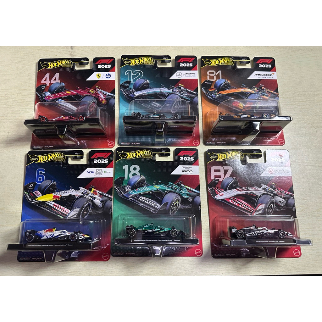 HOTWHEELS PREMIUM FORMULA 1 2025 ใหม่
