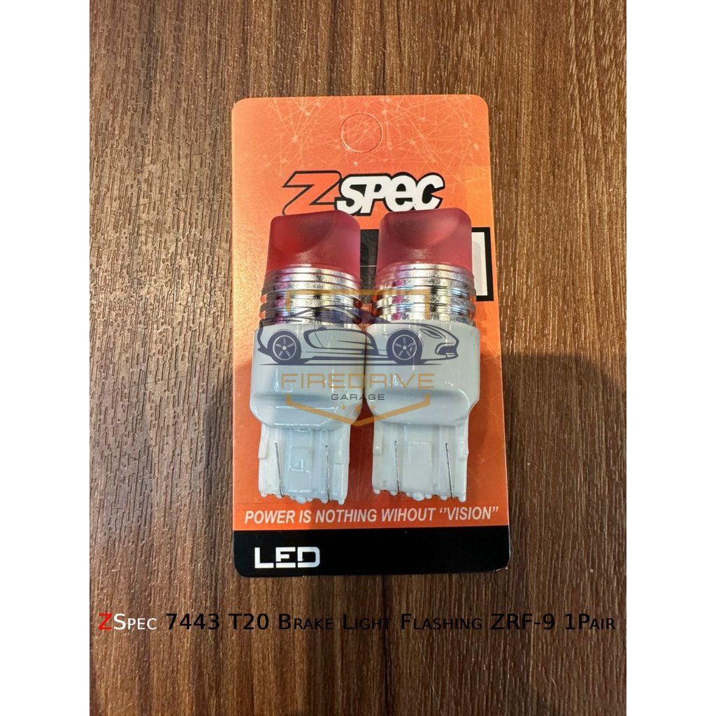 Z Spec 7443 T20 ไฟเบรค LED กระพริบหลอดไฟ 1 คู่