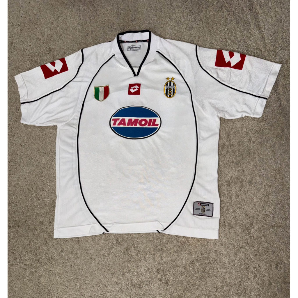 Vintage Juventus 2002 2003 Away Football Shirt Jersey Tamoil Size L