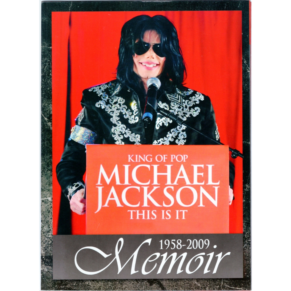 MICHAEL JACKSON King of Pop - This Is It Memoir 1958-2099 Biodata Photos BOOKLET MAGAZINE