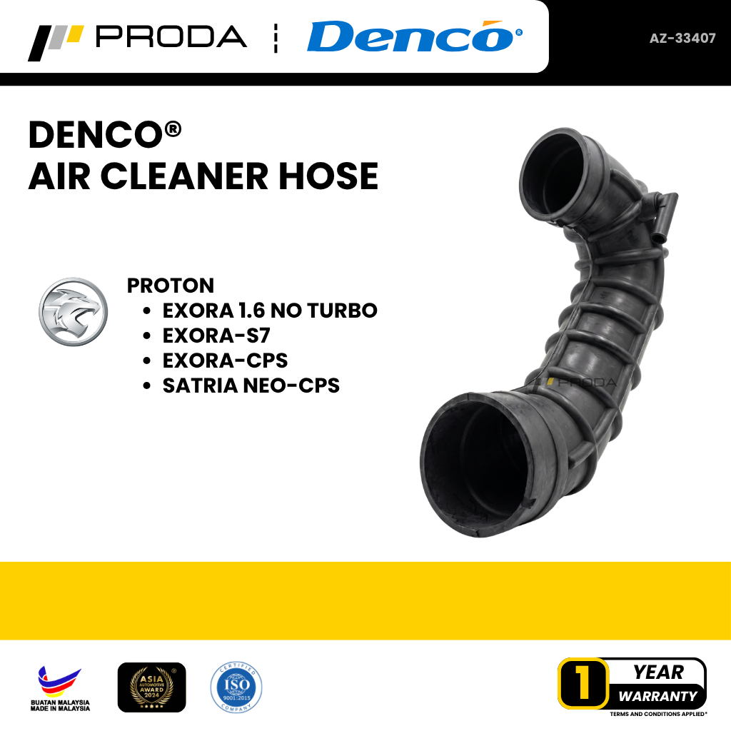 DENCO AIR CLEANER HOSE PROTON EXORA 1.6 , EXORA-S7 , EXORA-CPS , SATRIA NEO-CPS