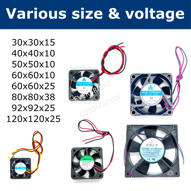 12V 24V 110V 240V 4cm 5cm 6cm 9cm 12cm Cooler Fan Blower Fan Server Fan Axial Fan