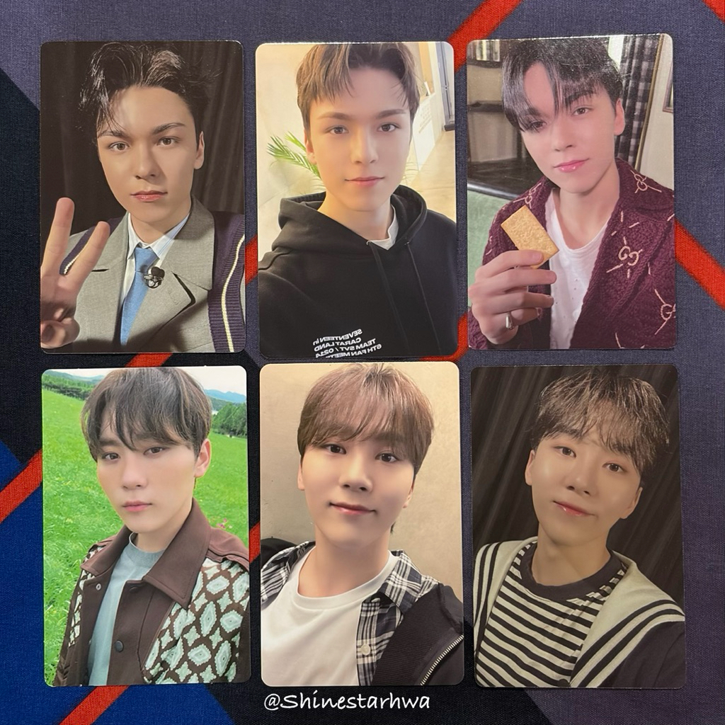 โฟโต้การ์ดอย่างเป็นทางการของ SEVENTEEN (VERNON & SEUNGKWAN)