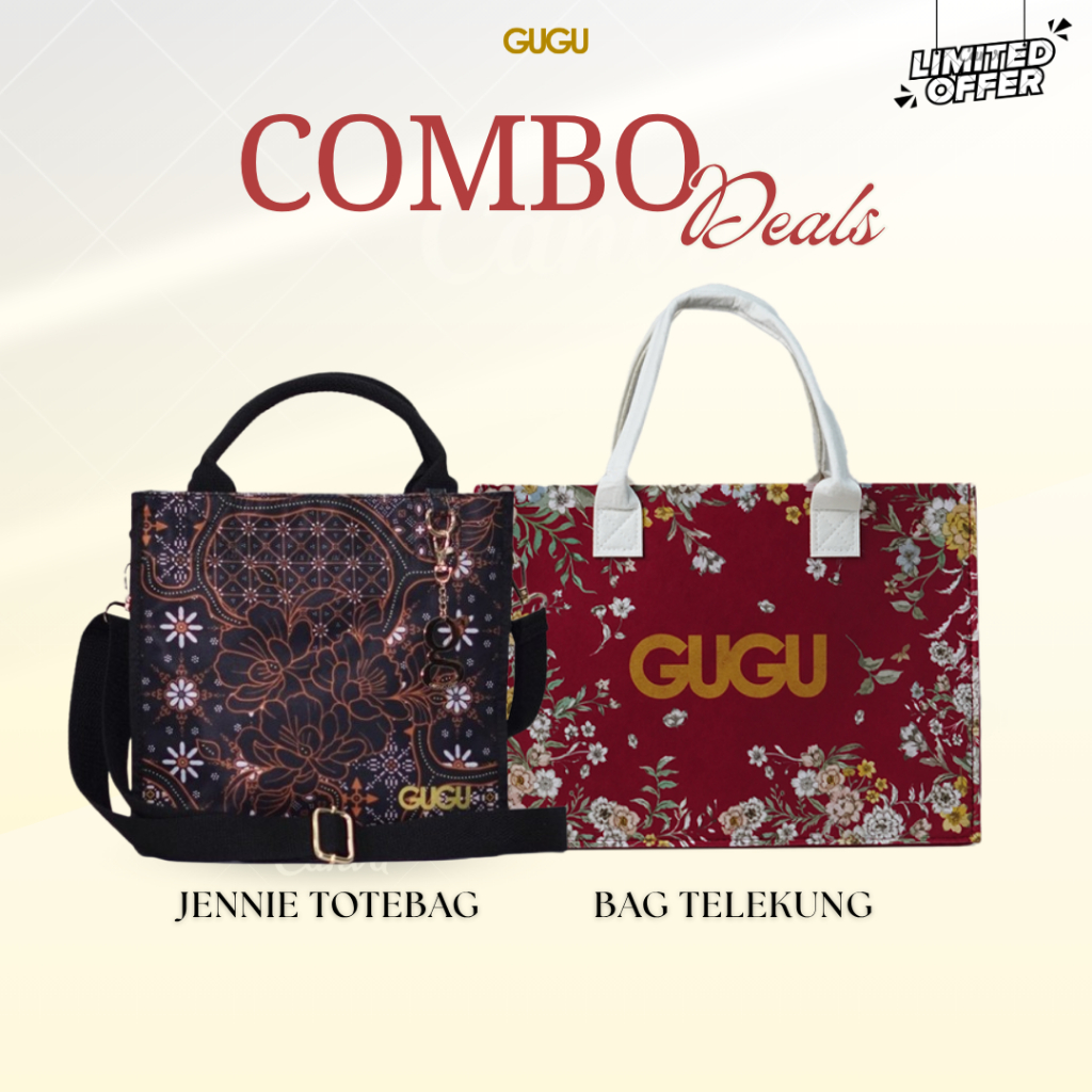 COMBO DEALTS - JENNIE TOTEBAG & BAG TELEKUNG