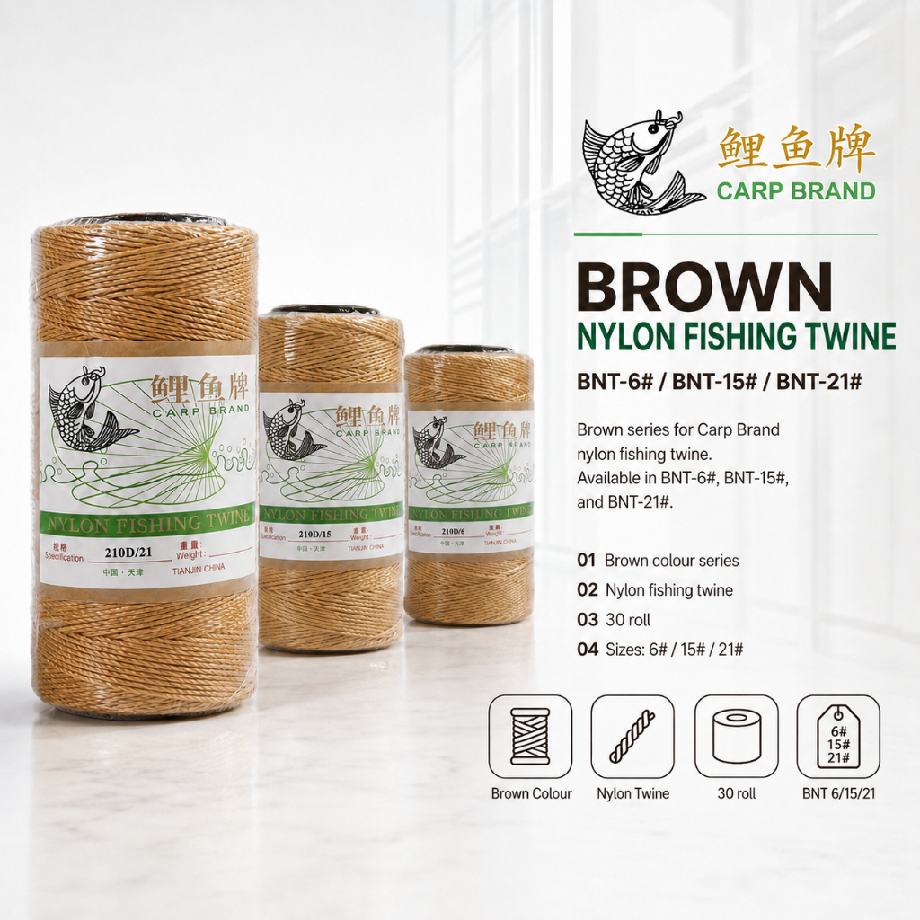 30ROLLCARP BRAND ตกปลาไนลอน twine Nylon String Tali Nylon Benang