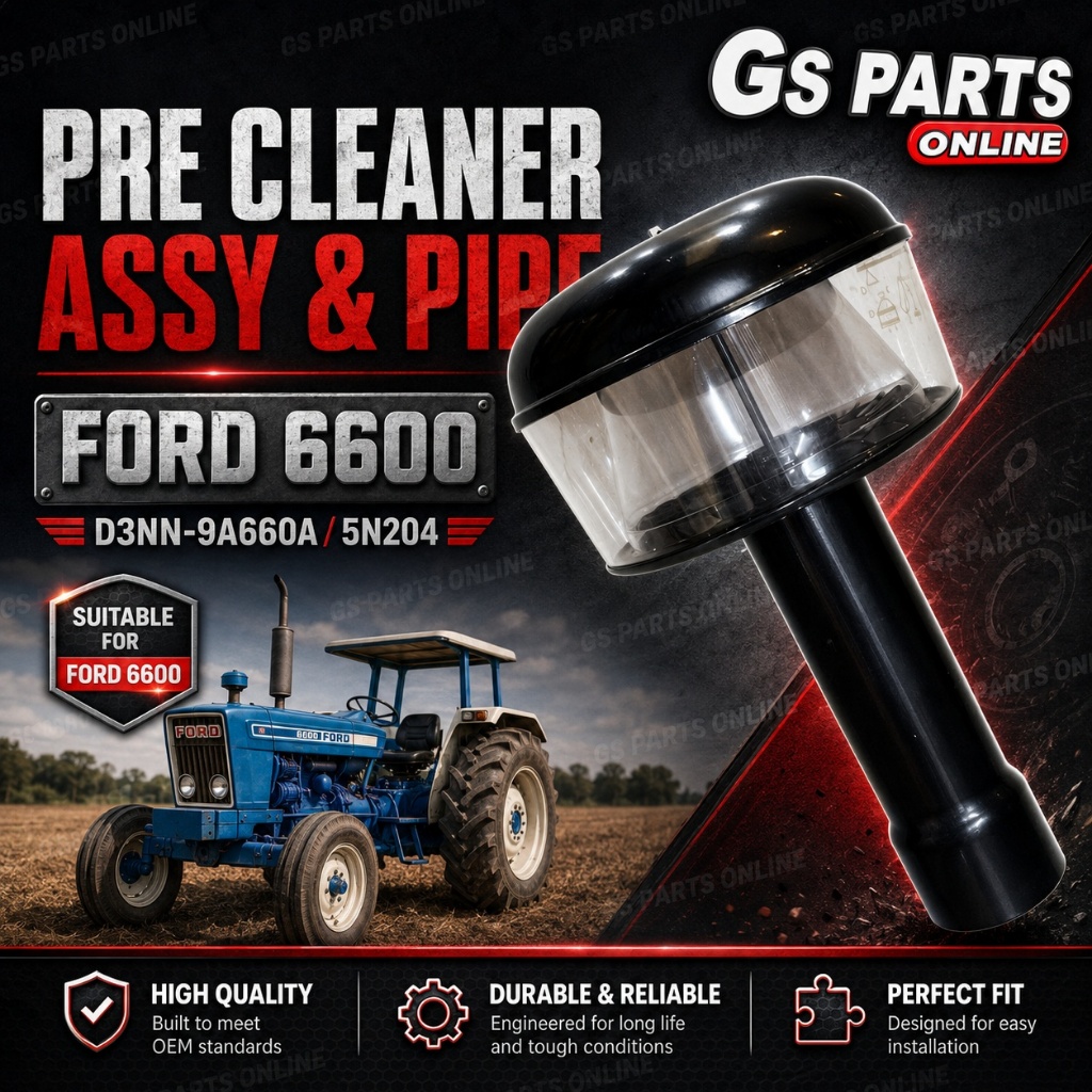 PRE CLEANER ASSY & PIPE FORD 6600 D3NN-9A660A/5N204 GS PARTS