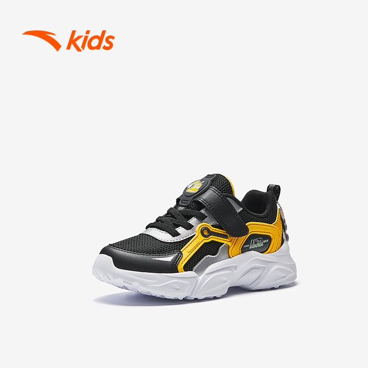 ANTA Kids Boys Trip Casual Shoes - สีดํา/เงิน/เหลือง 3125C9924-2