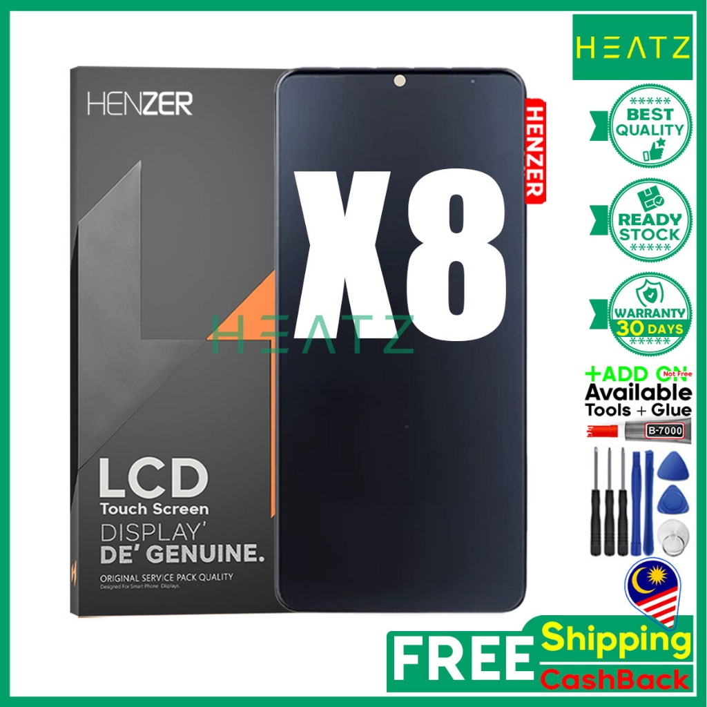 ORG HENZER จอแสดงผล LCD สําหรับ Honor X8 5G/ Honor X6 4G/ Honor 70 Lite 5G/ VNE-N41 RBN-NX1 VNE-LX1 
