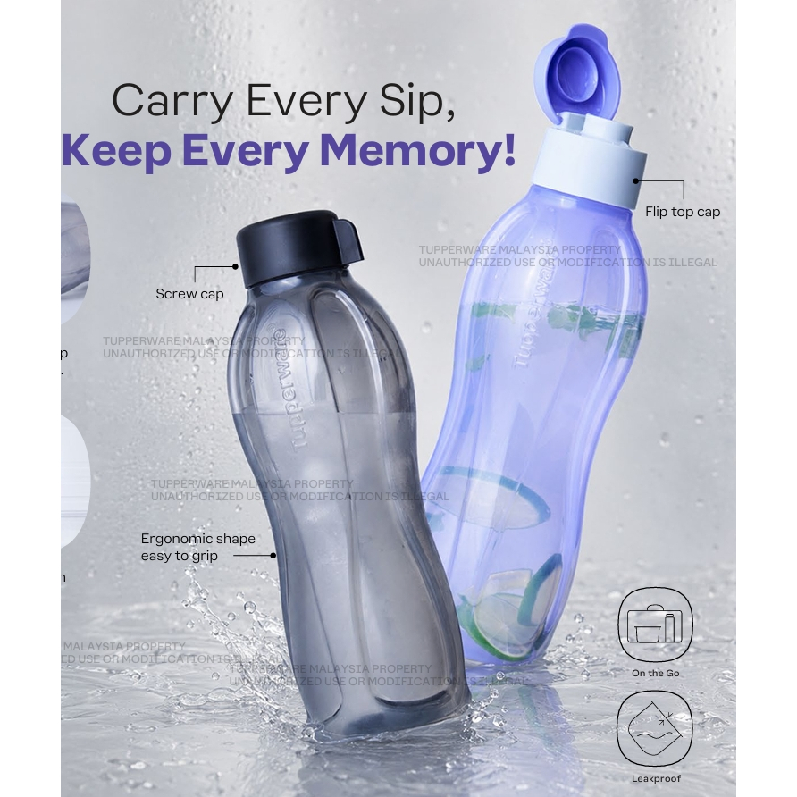 ใหม่!! ขวด Eco 1L ขวดแบรนด์ Tupperware *July26