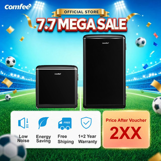 Comfee 60L 110L Single Door Refrigerator Retro Ultra Quiet Energy Saving - Dorm Office Small Family
