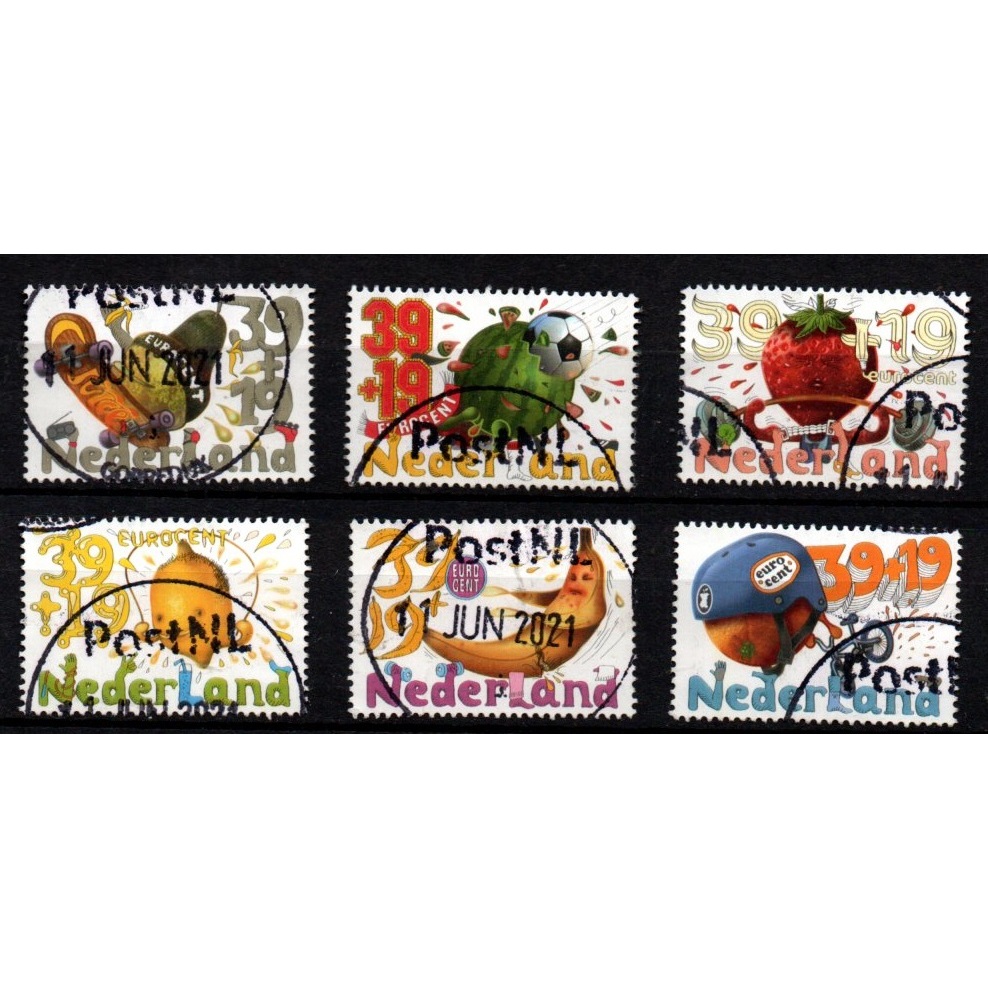 Nederland 2004 Fruits and Sports 39+19 Euro Cents มือสอง