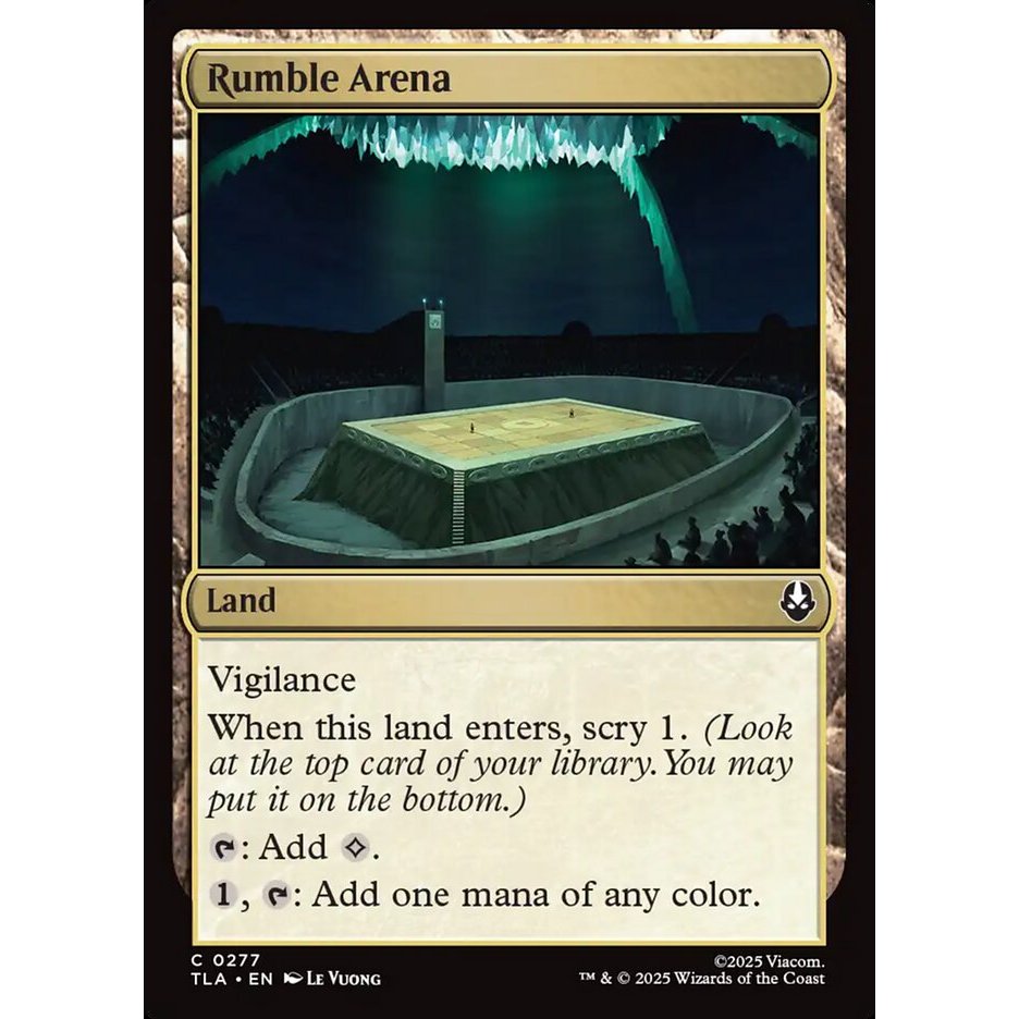 MTG: (TLA) C 277 - Rumble Arena การ์ดเดี่ยว Avatar: The Last Airbender