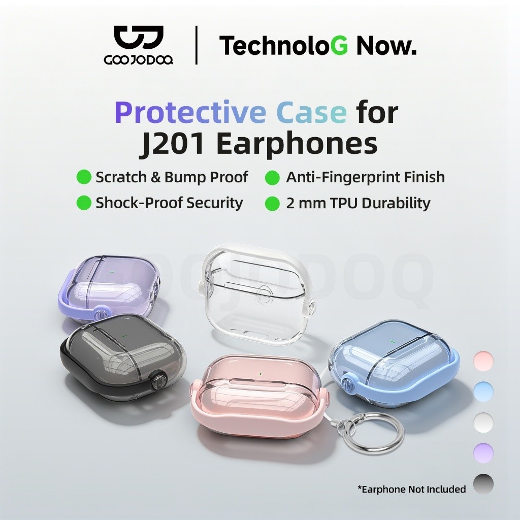 GOOJODOQ เคสป้องกันสําหรับหูฟัง Bluetooth เข้ากันได้กับ J201