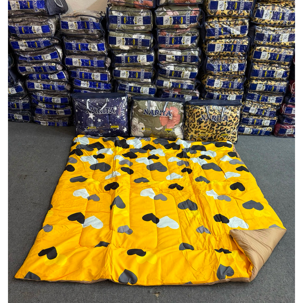 TOTO NARITA KING SIZE 74"X90"{ผ้านวมคลุมเตียงเสริม sje}