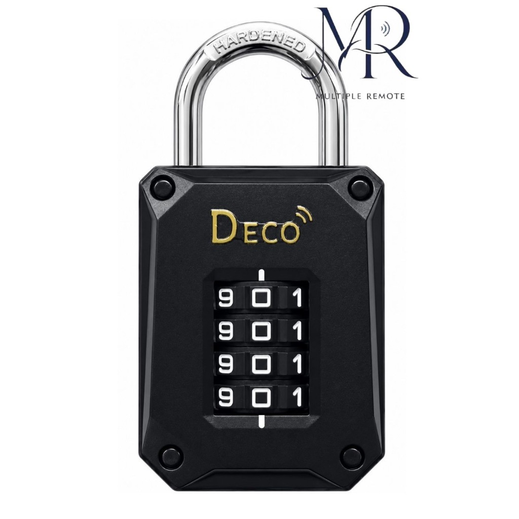 DECO TRAVEL PADLOCK PASSWORD LOCK LUGGAGE LOCK 4DIGITS LOCK DN176