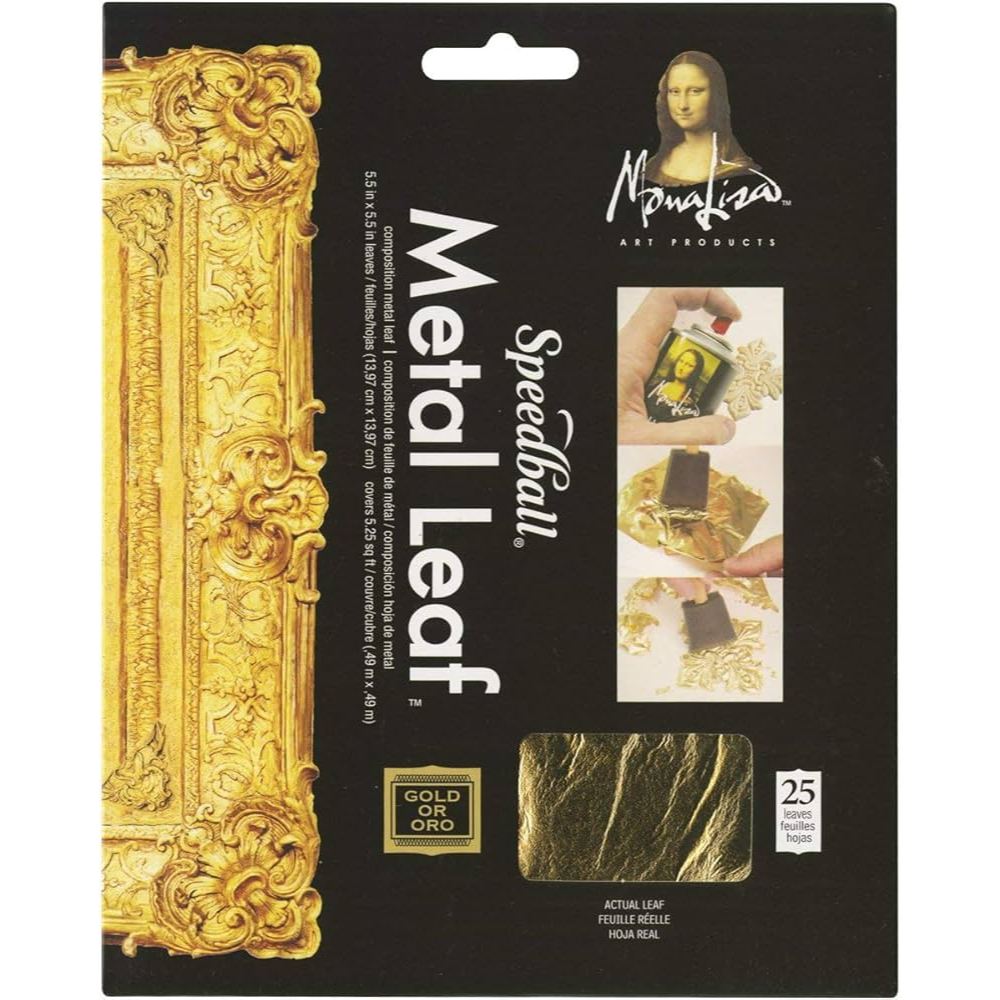 SPEEDBALL Mona Lisa Metal Leaf Gold - 25s