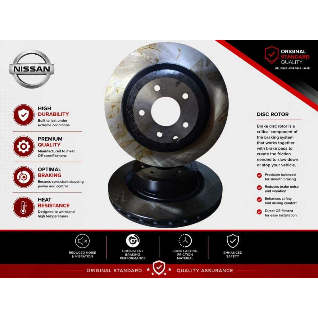 [UNCLE SPARE PART] NISSAN FAIRLADY Z33 REAR DISC ROTOR - NISSAN