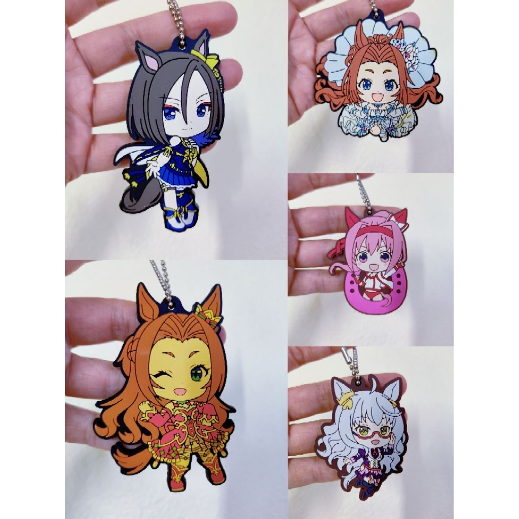 พวงกุญแจ Preloved RK4 Uma Musume: Pretty Derby Kawakami Haru Urara Biwa Hayahide