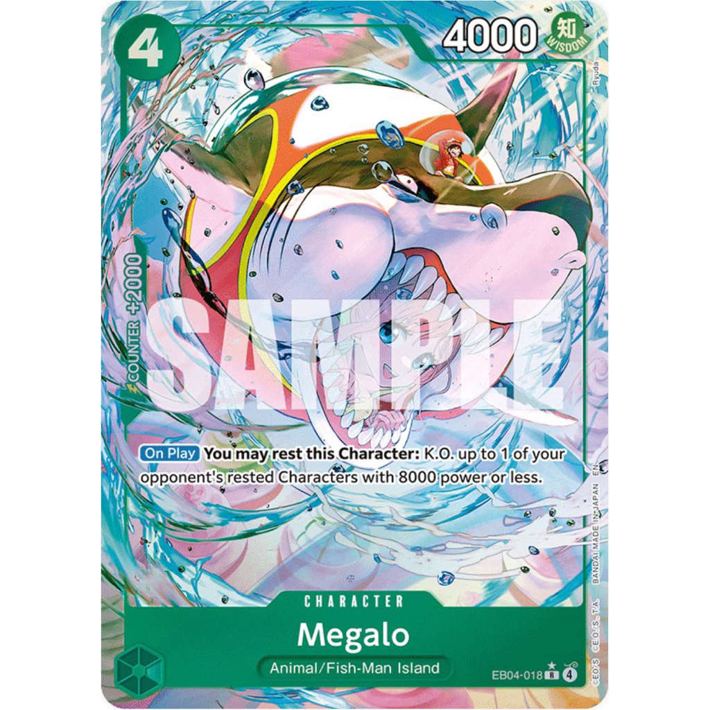 One Piece TCG [EN] - Megalo (R - Alternate Art) EB04-0718 - [EB04: EGGHEAD CISIS]