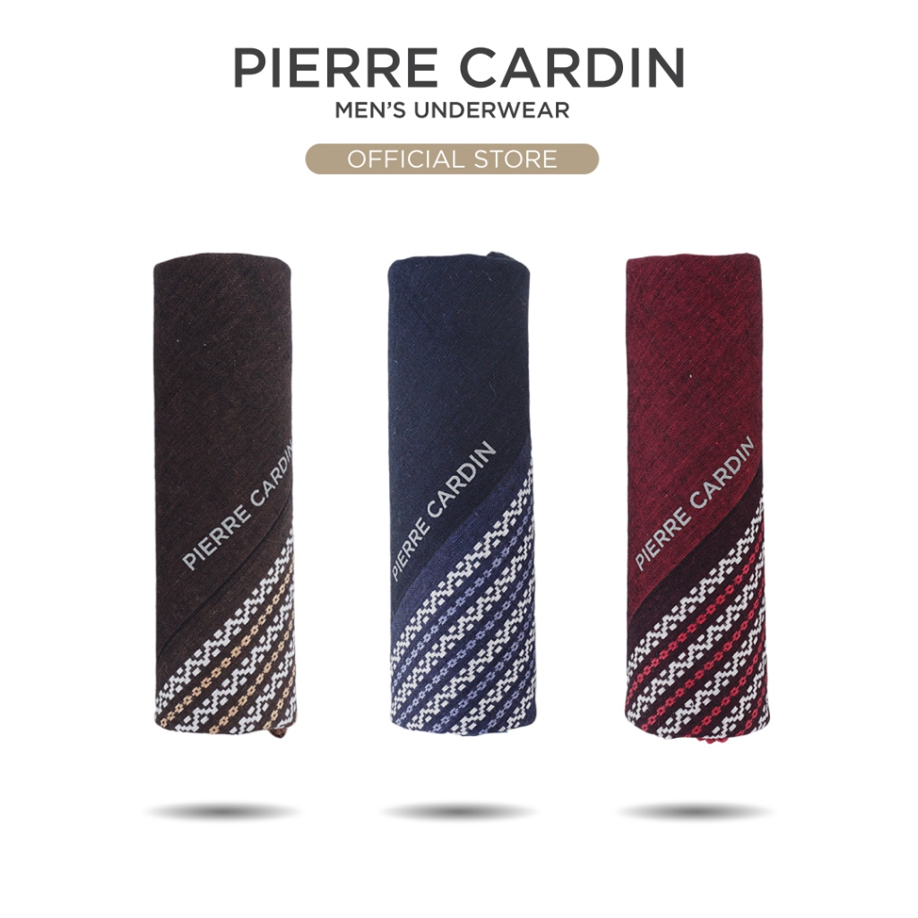ผ้าเช็ดหน้าผ้าฝ้าย Pierre Cardin (3 ชิ้น) PH222 DSN44