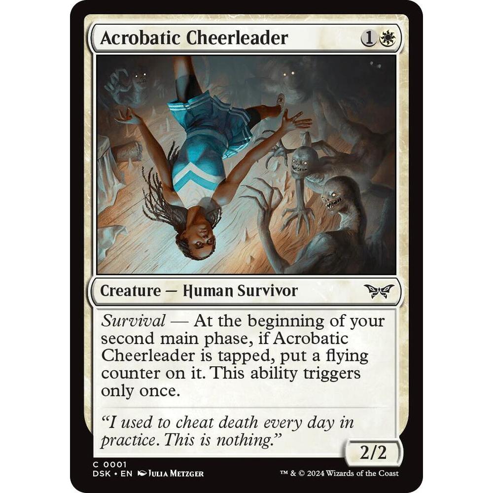 MTG: (DSK) C 001 - Acrobatic Sewinger การ์ดเดี่ยว Duskmourn: House of Horror