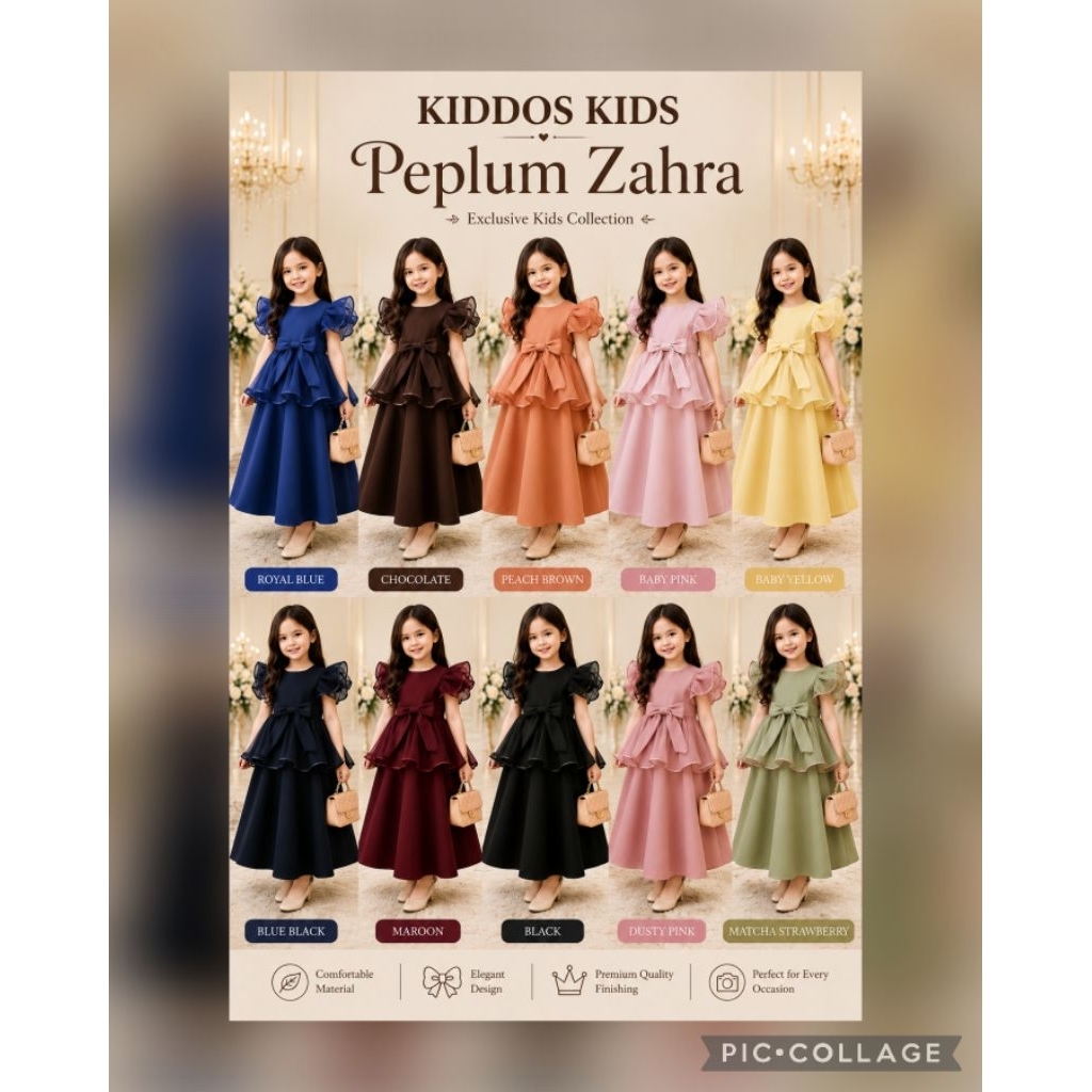 PEPLUM ZAHRA KIRANAA