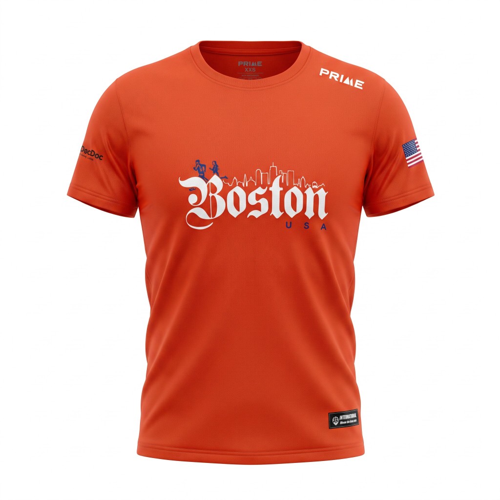 PRIME Event Tee Running International Virtual Run Boston 2025