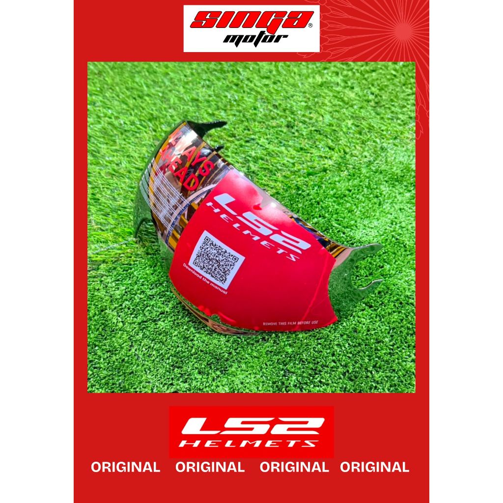 หมวกกันน็อค LS2 VISOR OF562 FF350 IRIDIUM SILVER OF573 OF616 TINTED