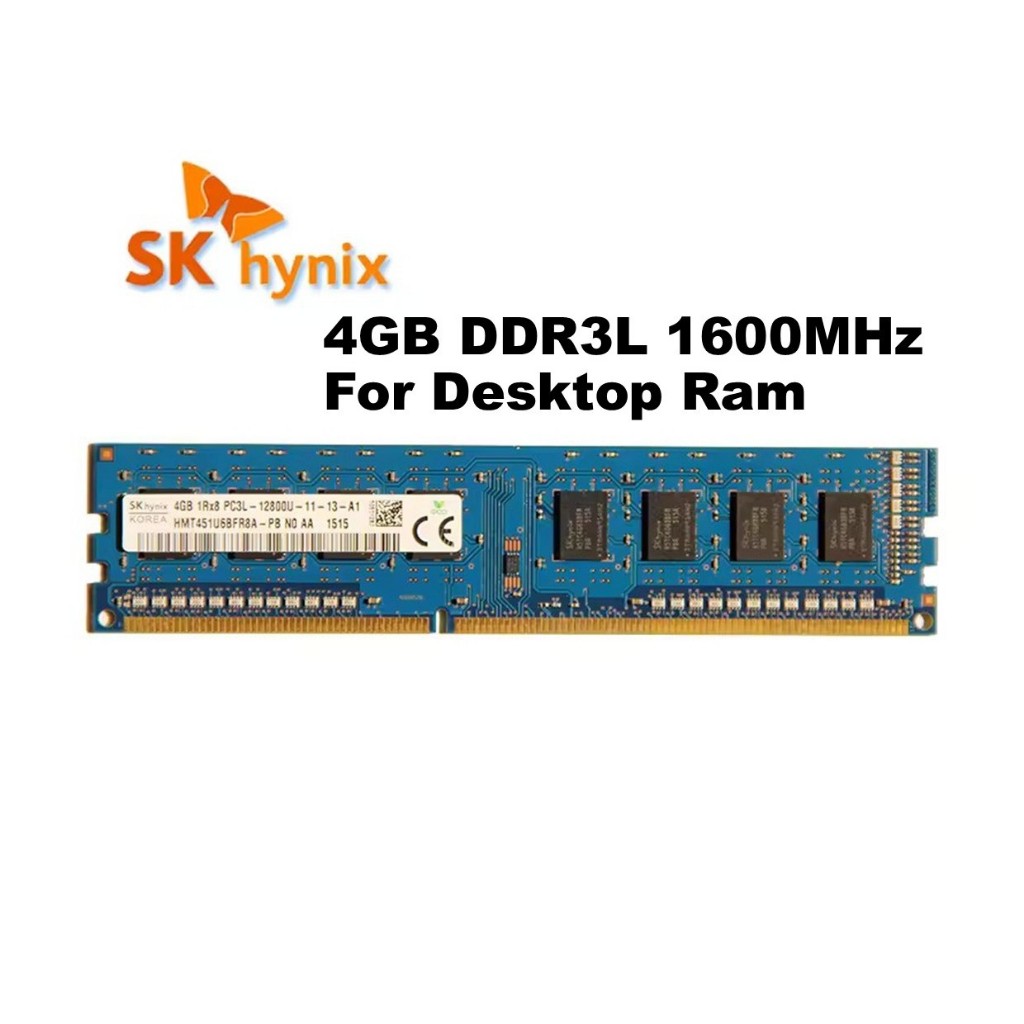 Refurbished SK Hynix 4GB 1600 MHz DDR3L เดสก์ท็อป RAM