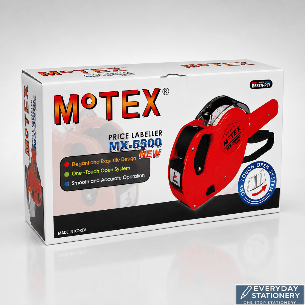 Motex MX-5500 เครื่องติดฉลากราคาเดียวใหม่ผลิตในเกาหลี