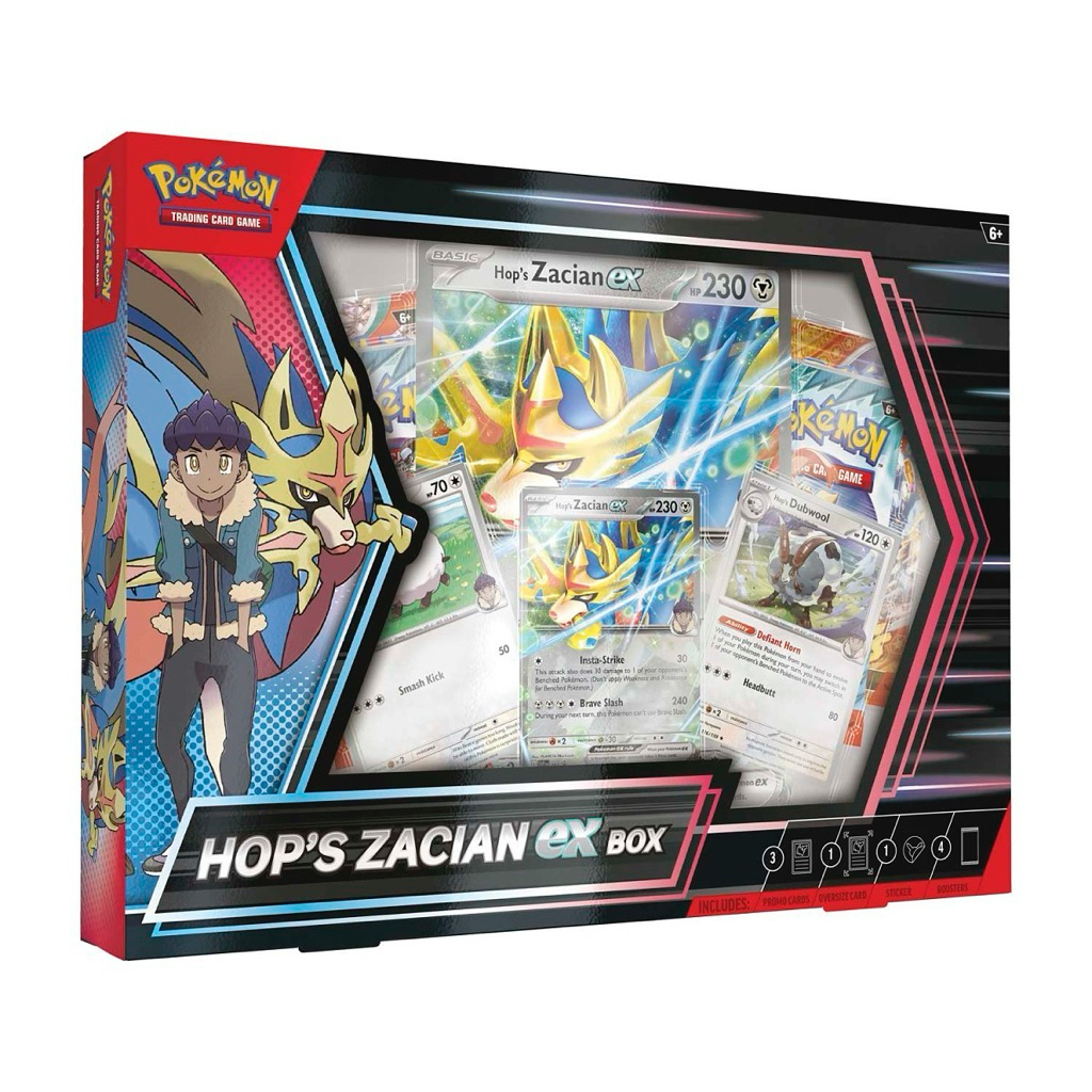 Pokemon TCG : Hops Zacian EX Box