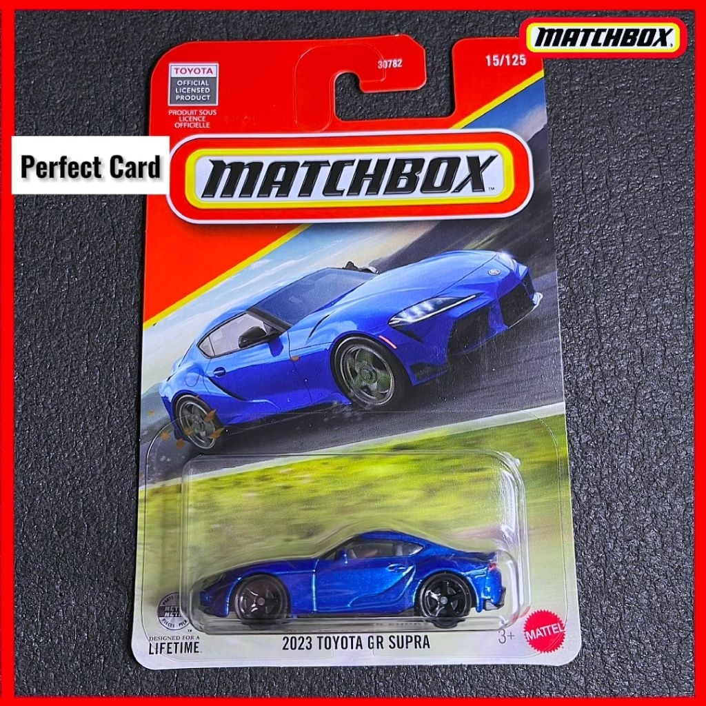 Matchbox Toyota Supra GR MK5 A90 Blue Supra รถโมเดลของเล่น 2025 Toyota GR Supra Biru Diecast Mainan 