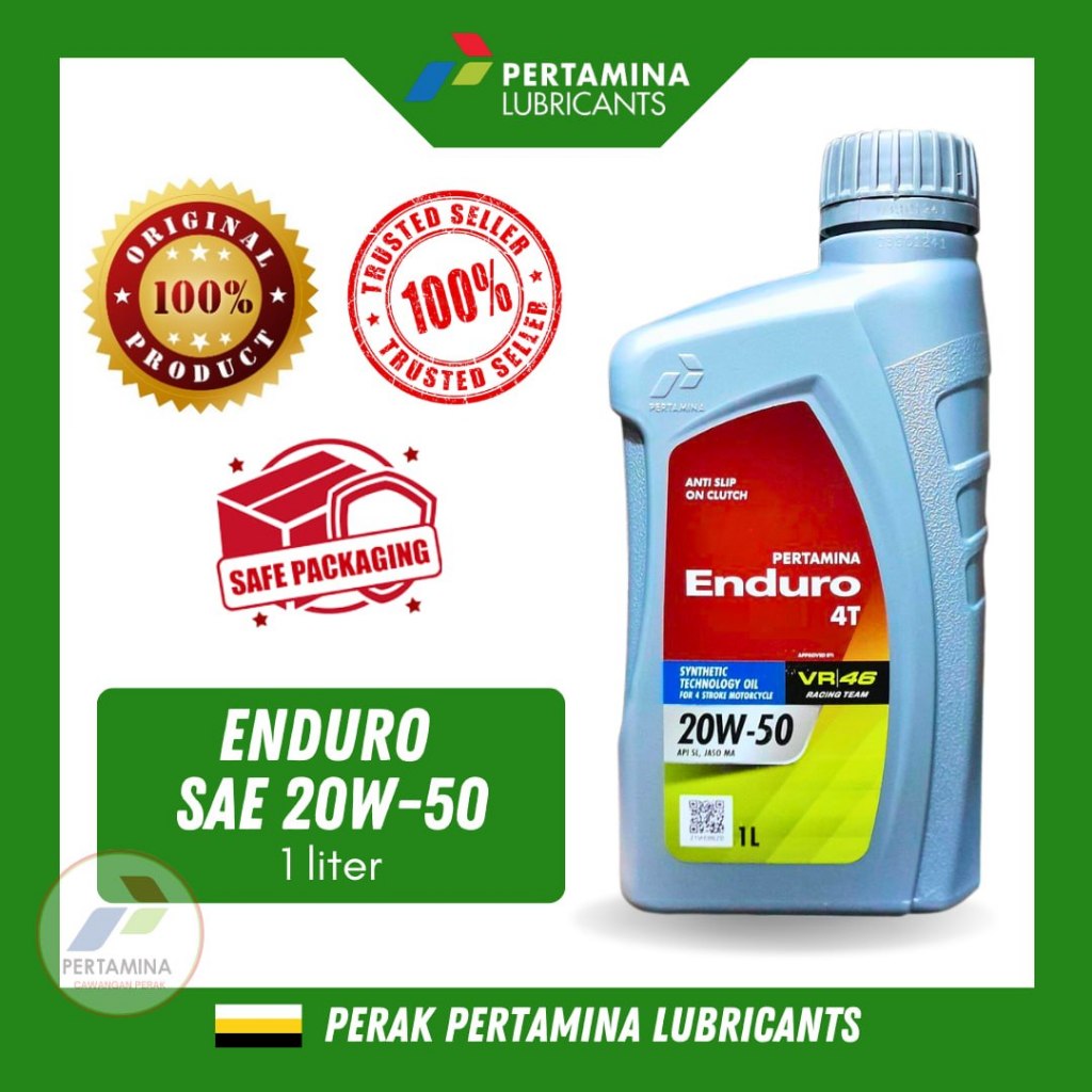 SAE 20W-50 PERTAINA ENDURO 4T (น้ํามันสังเคราะห์ SEMI)