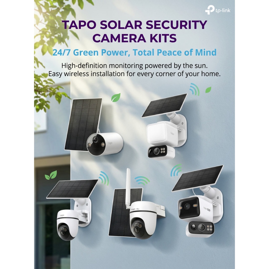TP-LINK Solar-Powered WiFi Camera Series Tapo C410 Kit