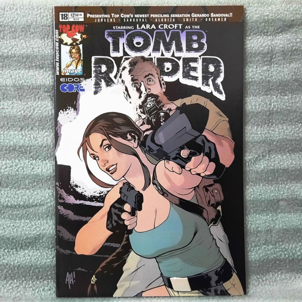 Tomb Raider 18 Adam Hughes Cvr (ภาพ/ยอดวัวการ์ตูน) Dan Jurgens, Gerardo Sandval, Marlo Alquiza (HTF)