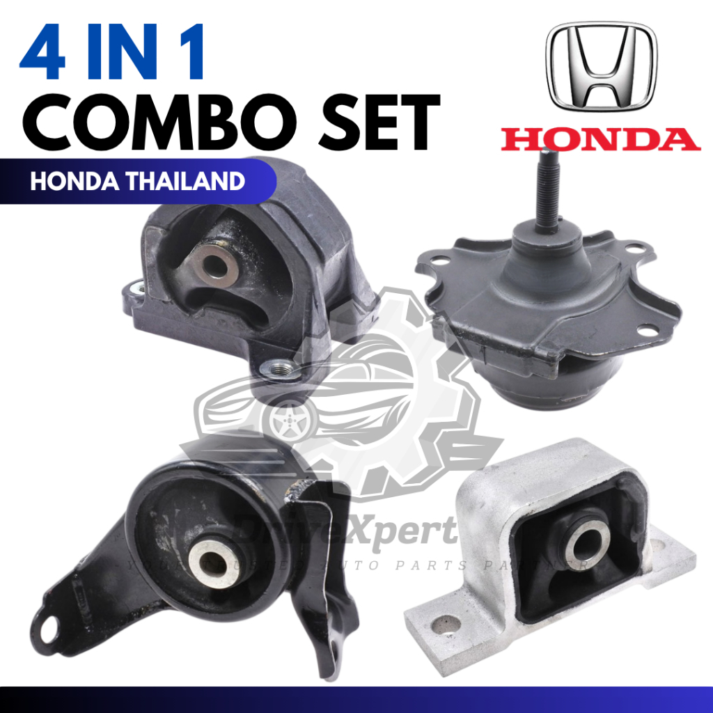 [4 IN 1] ติดตั้งเครื่องยนต์ - Honda Stream S7A 2.0 K20A (2000-2006)