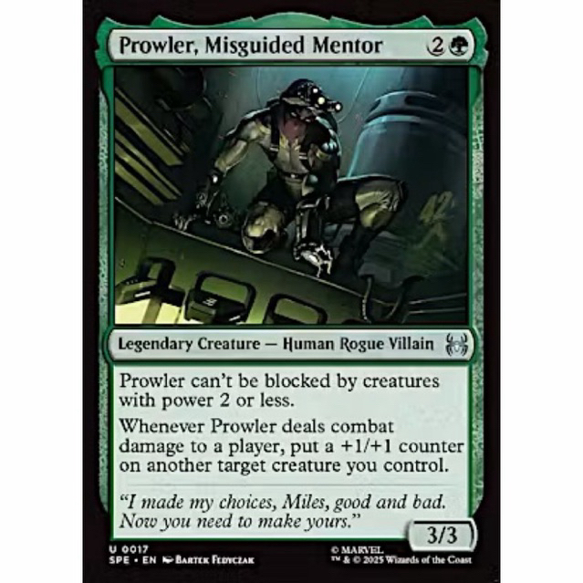 [MTG] Prowler, Misguided Mentor - SPE single