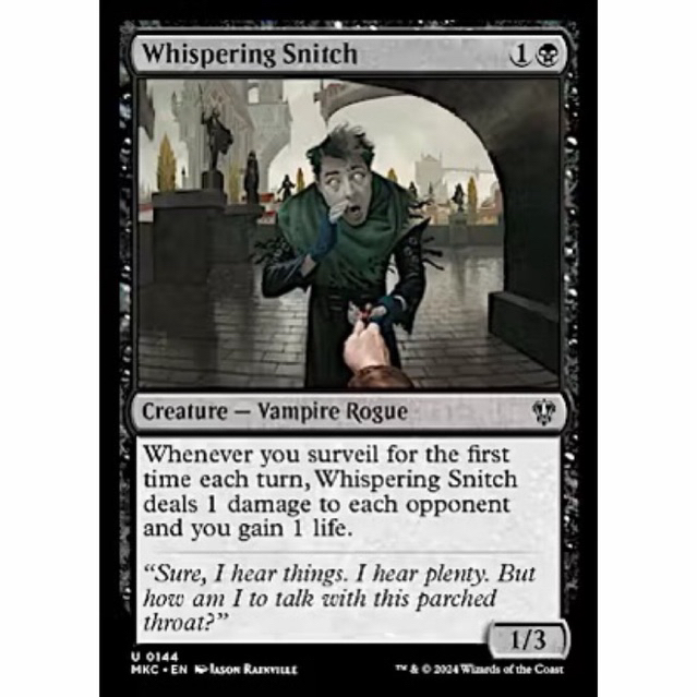 [MTG] Whispering Snitch - MKC single